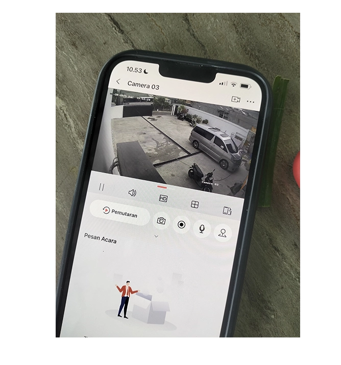 Pemasangan CCTV bisnis Artha